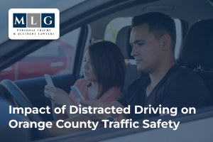 Impact of distracted driving on Orange County traffic safety