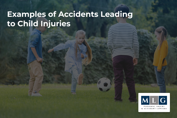 Examples of accidents leading to child injuries